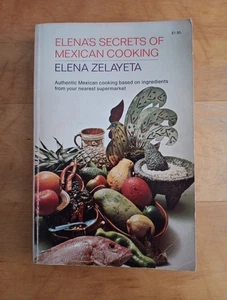 Elena's Secrets of Mexican Cooking Authentic Vintage Food Cookbook Recipes - Picture 1 of 10
