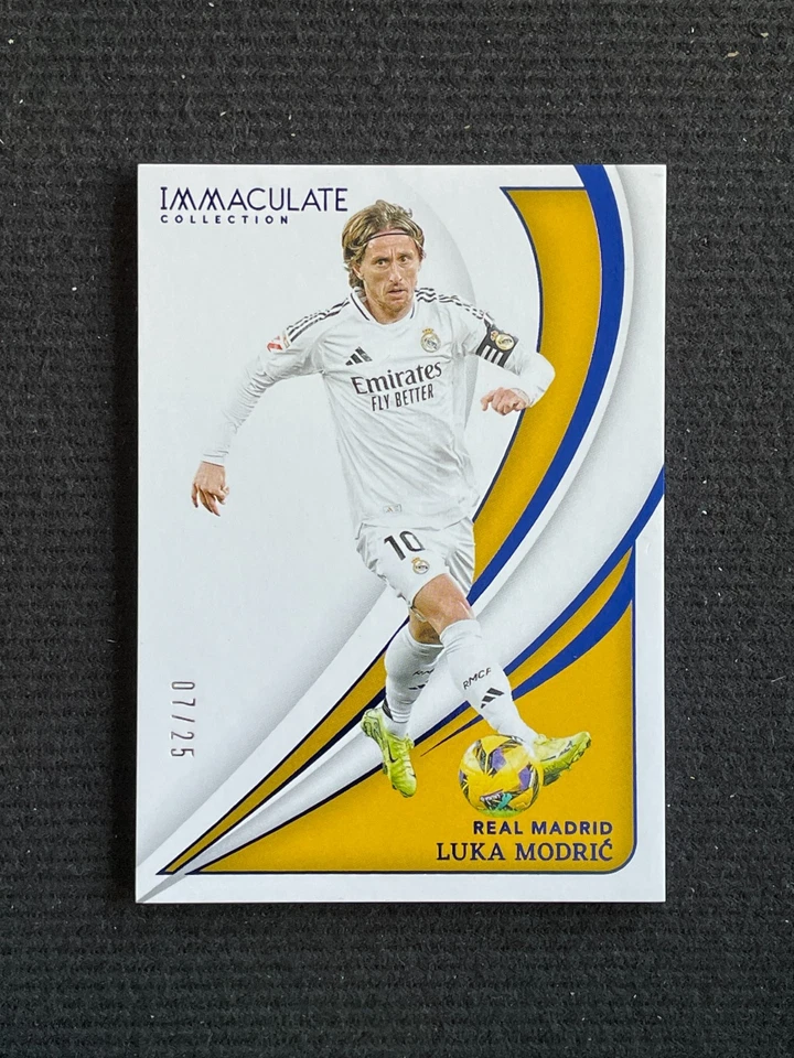 Luka Modric 2024-25 Panini Immaculate Collection Blue 07/25 #34 - Image 1 of 2