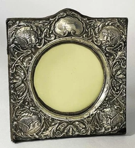 ATEMBERAUBENDER STERLINGSILBER FOTORAHMEN CHERUBS REYNOLDS ENGEL 1908 - Bild 1 von 11