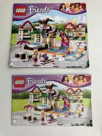 Lego Friends Instruction Manual Set 41008 Heartlake City Pool 2012 Retired Swim