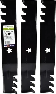 Juego de acolchado comercial MaxPower 561738XB de 3 hojas para 54" Cut Craftsman Poulan - Imagen 1 de 10