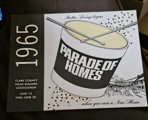 1965 Clark County Home Builders Brochure Springfield Ohio 26 pages - Picture 1 of 13
