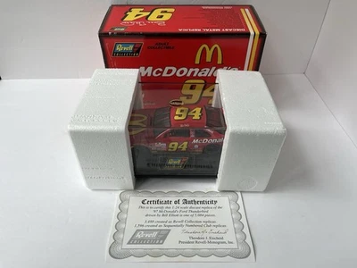 Ford Thunderbird NASCAR 1997 1:24 Bill Elliott #94 Mcdonald’s Foto 1 de 4