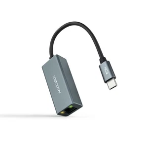 NANOCABLE 10.03.0406 - USB-C to Gigabit Ethernet Converter 10/100/1000 Mbps, Alu - Picture 1 of 5