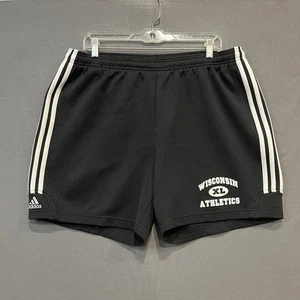 Pantalones Cortos de Atletismo Wisconsin Vintage Para Mujer XL Negro Fútbol Correr 6” Entrepierna - Imagen 1 de 11