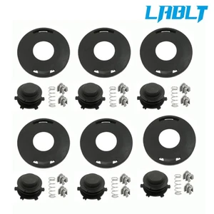 LABLT Trimmer Head 6 Spool & Cap Fit For FR108 FS44 FS44J FS44R FS48 FS50 FS50E - Picture 1 of 12