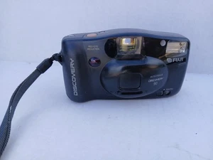 Fujifilm Discovery 270 Zoom 35mm pellicola fotocamera punta e scatta testata FUNZIONANTE! - Foto 1 di 15