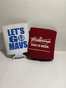 Budweiser Retro Promotional Beer/Soda Can Red Koozie Holder - Picture 1 of 3