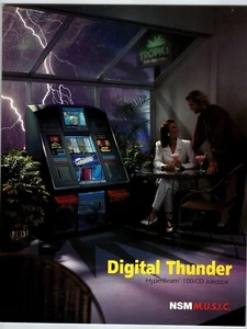 Digital Thunder NSM Jukebox FLYER 1995 unbenutzt Original Phonograph Artwork Promo - Bild 1 von 2