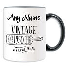 Personalised Gift Vintage Wine Year 1950 Mug Money Box Cup Fun Novelty Fifties