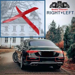 NEW Right +Left Rear Bumper Reflector Light For Mercedes Benz S Class W222 AMG - Picture 1 of 18