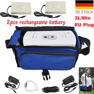 3L/min Tragbare Oxygen Konzentrator Sauerstoffkonzentrator Sauerstoffgerät EU - Bild 1 von 13