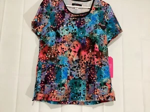 Koi Lite Small Lola Abstract Kaleidoscope Art Ho All Over Print Healthcare Cna - Picture 1 of 13