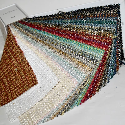 FABRIC SAMPLE BOOK Colorful ESSENTIAL WOVENS Spectacular Very Pretty 28pcs LOT - Image 1 of 4