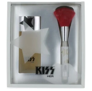 Kiss Her by Kiss for Women Set - EDP Spray + Powder Brush New In Box - Picture 1 of 1