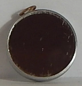 VINT 2-SIDED MIRROR GUMBALL CHARM JAPAN - Picture 1 of 2