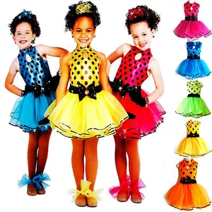 Mini Dot TUTU Kleid für Kinder Mädchen Kostüm/Fasching/Cosplay Dress ab 98-170 - Picture 1 of 12