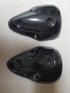 DUCATI MONSTER 996 1100 CARBON EXHAUST HEAT SHEID COVERS - Picture 1 of 1