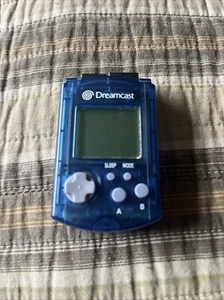 Sega Dreamcast Visual Memory Unit VMU Memory Card HKT-7000 OEM Blue Untested - Picture 1 of 2
