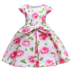 Girls Birthday Prom Princess Toddler Baby Kids Elegant Wedding Party Dresses - Picture 1 of 8