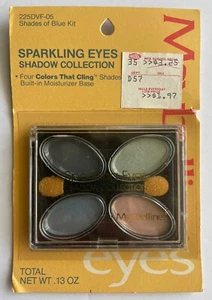 Vintage 1981 Maybelline Powder Eye Shadow Sparkling Eyes BLUE 80s NEW NOS Unused - Picture 1 of 2