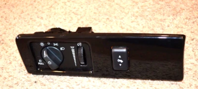 2003-2006 LINCOLN LS HEADLIGHT LAMP SWITCH WITH BLACK BEZEL - Image 1 of 4