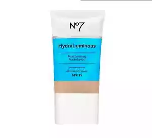 No7 HydraLuminous Moisturising Foundation BLUE 30ml With SPF15 - WARM IVORY - Picture 1 of 1