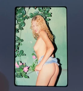 Vintage Nude 35mm Transparency Slide of Pinup Pretty Girl Model N8333 T35 - Imagen 1 de 1
