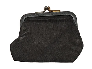 Vintage Black Coin Purse - Picture 1 of 4