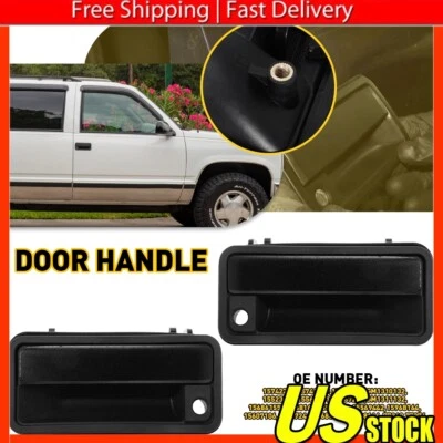Exterior Door Handle For 88-99 Chevrolet K1500 C1500 Set of 2 Front Foto 1 de 4