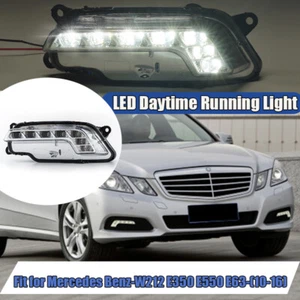 Left LED Daytime Running Light Fog Driving For Mercedes Benz W212 E350 E550 E63 - Picture 1 of 10