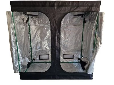 PB-VERSAND® Growbox 200x100x200 Gewächshaus Pflanzenzelt Zuchtzelt Growroom Anbauzelt Grow