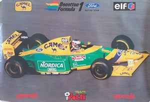 1992 Benetton Ford Michael Schumacher Formula 1 F1 Grand Prix Poster Large - Bild 1 von 3