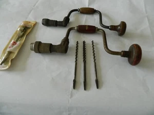 Two Braces and bits-Craftsman + Irwin Micro Dial #22 - Picture 1 of 18