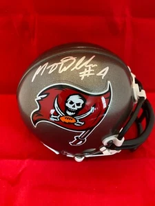 MARQUIS WALKER SIGNIERT TAMPA BAY BUCCANEERS MINIHELM SELTEN SCHWARTZ SPORTS COA - Bild 1 von 2