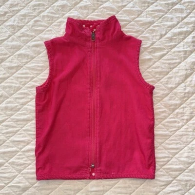 Colete branco rosa reversível THE BAILEY BOYS para meninas tamanho 5 - Imagem 1 de 4