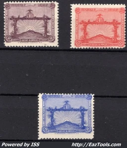URUGUAY N° 371/373 NEUF * AVEC CHARNIERE - Picture 1 of 1