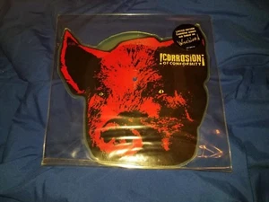 Corrosion of conformity COC King Of Rotten Pig Shaped Picture Disc hype sticker - Picture 1 of 3