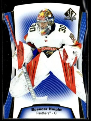 2021-22 Sp Authentic die cut blue Spencer Knight #DC-16 - Image 1 of 2
