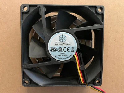SilverStone Computer Cooling Case Fan 12V DC 0.14A 3-PIN MH8025L 80X80x25mm - Image 1 of 3
