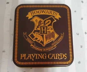 Harry Potter Wizarding World Hogwarts Playing Cards in Tin NEW - Picture 1 of 5