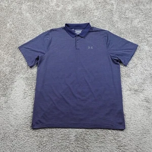 Under Armour UA Golf The Performance Polo Shirt Mens 3XLT 3XL Tall Blue - Picture 1 of 8
