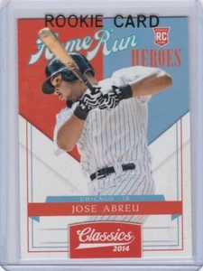 JOSE ABREU ROOKIE CARD 2014 Classics HOME RUN HEROES Baseball RC White Sox MVP! - Picture 1 of 2