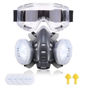 Reusable Half Face Cover Mask For Painting Welding And Other Work Protection - Picture 1 of 6