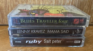90’s Alternative 3 Cassette Lot Lenny Kravitz Ruby & Blues Traveler Tested - Picture 1 of 2