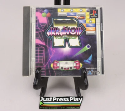 Arkanoid Returns PlayStation PS1 1997 Taito Japan Import NTSC-J w/Manual+Artwork - Image 1 of 4