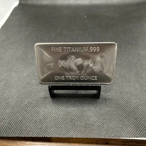 Buffalo Fine Titanium .00999 Bullion One Troy Ounce Barren - Bild 1 von 2