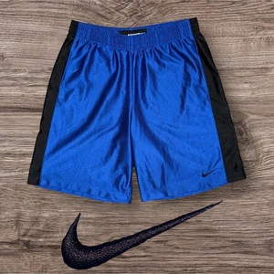 Pantalones Cortos De Baloncesto NIKE Raros Deslumbramiento Dinero Brillante Azul Negro XL - Imagen 1 de 1