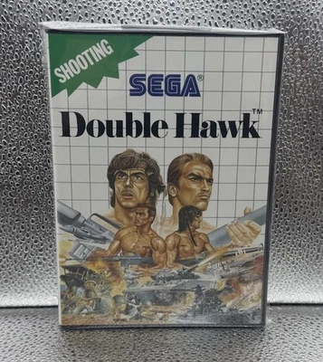 Double Hawk Sega Master System W/Manual VGC Retro 1990 #1118 - Image 1 of 4