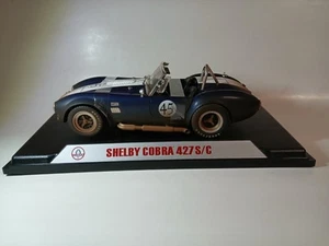 Shelby collectibles 1/18 Shelby cobra 427 S/C blue #45 NIB after race - Picture 1 of 13
